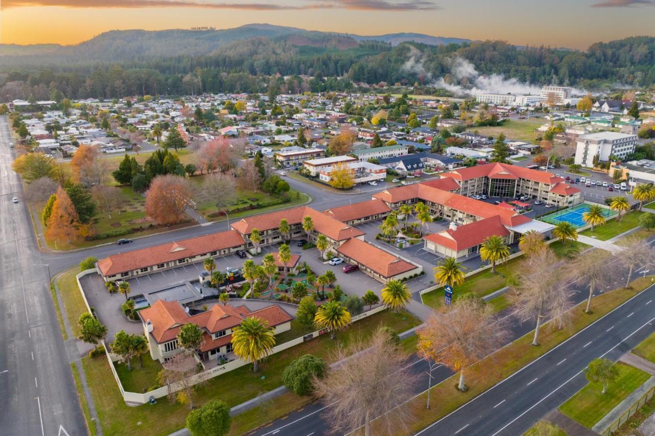 Regal Palms Resort Rotorua Ngoại thất bức ảnh Aerial view of the motel